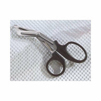 Mabis Briggs Healthcare 1/4'' All Purpose Stainless Steel Black Sheers