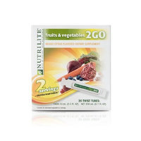 Nutrilite Fruits & Vegetables 2go Twist Tubes 20 Tubes