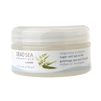 Dead Sea Essentials by AHAVA Sugar-Salt Spa Scrub, Invigorating Eucalyptus, 11.5 oz