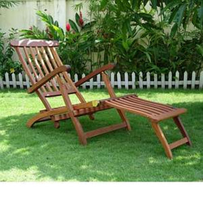 VIFAH Steamer Chaise Lounge