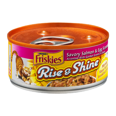 Friskies® Rise & Shine Cat Food Savory Salmon & Egg Scramble
