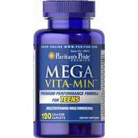 Puritan's Pride Mega Vita Min Multivitamins for Teens-120 Caplets