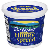 Burleson's Natural Flavor Honey Spread, 12 oz
