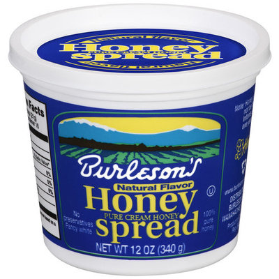 Burleson's Natural Flavor Honey Spread, 12 oz