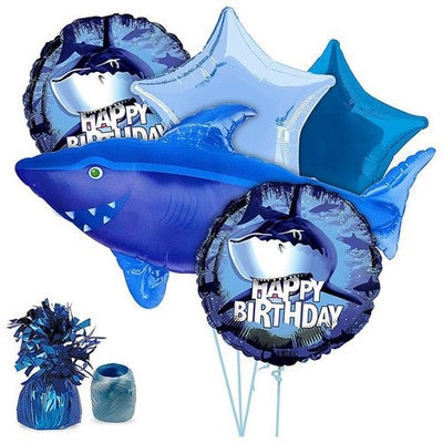 Costume Supercenter BB102228 Shark Party Balloon Kit