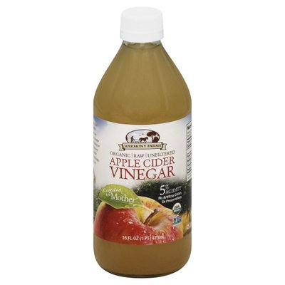Harmony Farms Apple Cider Vinegar 16oz Pack of 12