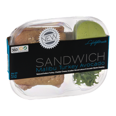 Lifestyle Foods Sandwich Malibu Turkey Avocado