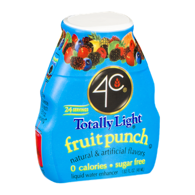 4C Totally Light Fruit Punch Liquid Water Enhancer