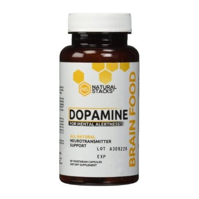 Natural Stacks - Dopamine All Natural Neurotransmitter Support - 60 Vegetarian Capsules
