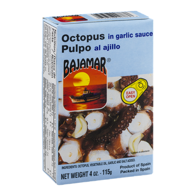 Bajamar Pulpo Octopus in Garlic Sauce
