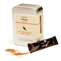 Tsp Spices Ground Organic Nutmeg, 12 One-teaspoon Packets, 1-Ounce Tins (Pack of 3)