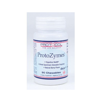 ProtoZymes 90 chews by Protocol For Life Balance
