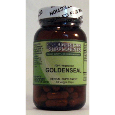 Goldenseal No Chinese Ingredients American Supplements 60 VCaps