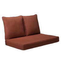 Grand Basket Madaga 3-Piece Loveseat Replacement Cushion Set - Red