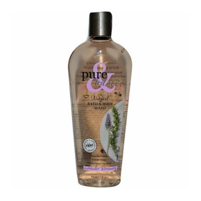 Pure and Basic Natural Bath and Body Wash Lavender Rosemary 12 fl oz