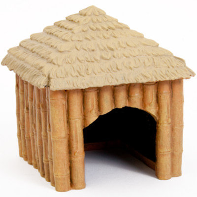 All Living ThingsA Hermit Crab Tiki Hut Hideaway