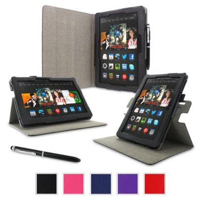 rooCASE Amazon Kindle Fire HDX 8.9 Case - Dual View Multi Angle Tablet 8.9-Inch 8.9