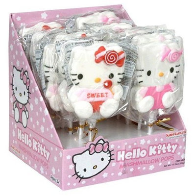 Kandy Kastle Hello Kitty Marshmallow Pop, 12 Count