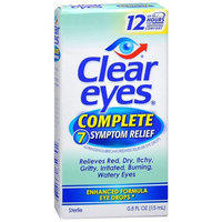 Clear eyes Complete 7 Symptom Relief Eye Drops