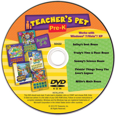 Pc Treasures PC Treasures Teacher's Pet: Pre K -CD -PC
