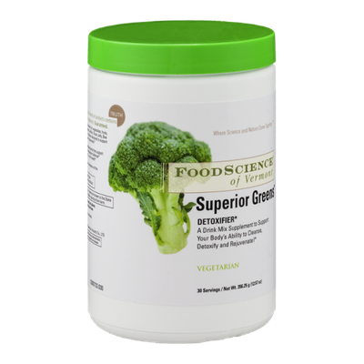 Food Science of Vermont Superior Greens Detoxifier Drink Mix