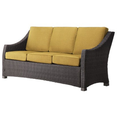 Wicker Sofa: Threshold Yellow Patio Furniture, Belvedere Collection
