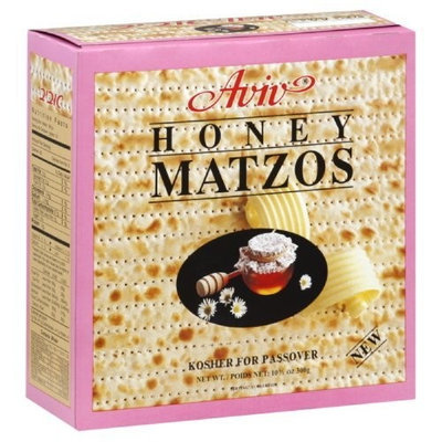 Aviv Honey Matzos, 10.5-Ounce (Pack of 4)