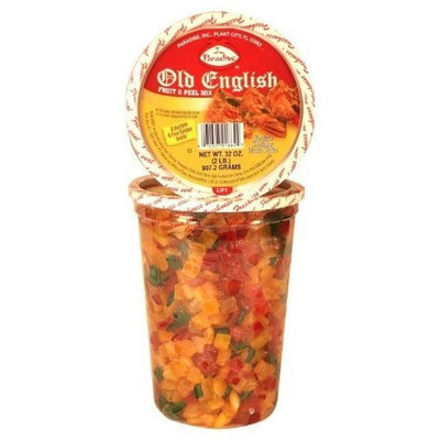 Paradise Old English Fruit and Peel Mix, 32 Ounce Tubs (Pack of 3)