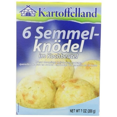 Kartoffelland 6 Semmel-Knodel (6 Bread Dumplings in Cooking Bags), 7-Ounce Boxes (Pack of 7)