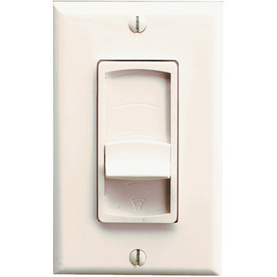 PRO-WIRE Pro-Wire VX-100I Impedance-Matching Stereo In-Wall Slider Volume Control, Ivory
