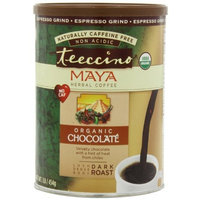 Teeccino Caffeine Free Herbal Coffee, Espresso Grind, Maya Chocolate, 16-Ounce