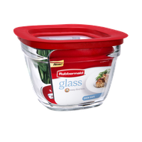 Rubbermaid 5.5 Cups Glass Food Storage with Lid