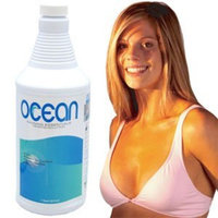 Salon Supply Store 1 Quart of Ocean Professional Salon Sunless Tanning Solution with 8.5% DHA and Dark Bronzer Color Guide