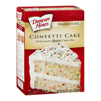 Duncan Hines Signature Cake Mix Confetti Cake