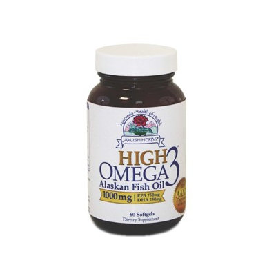 Ayush Herbs High Omega 3 1000 mg 60 gels