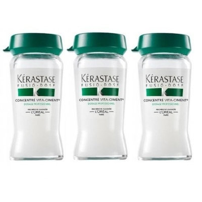 Kerastase Resistance Concentre Vita-Ciment - Reconstructive Treatment 3 vials