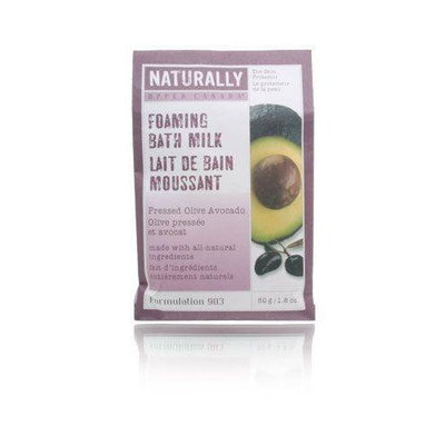 Upper Canada Soap Naturally Foaming Bath Milk-Pressed Olive Avocado-1.8, oz.