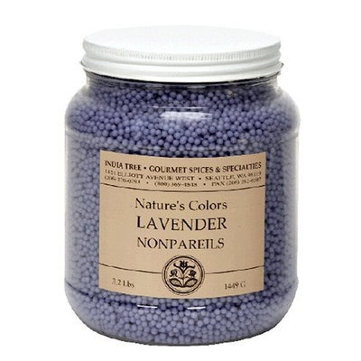 India Tree Nature's Colors Lavender Party Decoratifs, 51.2 oz