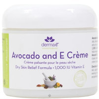Derma E Avocado & Vitamin E Dry Skin Relief Cream by Derma-E 4 oz Cream