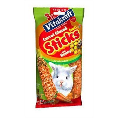Vitakraft Rabbit Carrot Glazed Sticks Bag