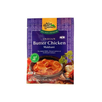 Asian Home Gourmet Indian Butter Chicken (Instant Makhani Sauce Mix) - 1.75oz (Pack of 12)