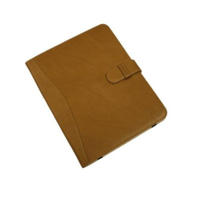 Piel Leather Ipad Case w Tab Closure (Chocolate)