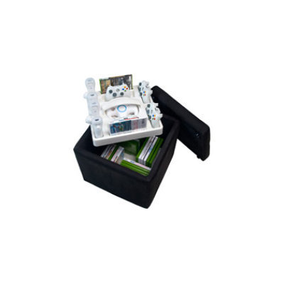 LevelUp Universal Gaming Ottoman - Black