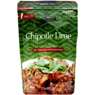 Passage Foods Passage Food Chipotle Lime Mild Simmer Sauce, 7 oz, (Pack of 6)