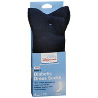 Walgreens Diabetic Dress Crew Socks for Men Sizes 7-12