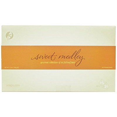 Adagio Teas Sweet Medley Collection Gourmet Tea Bags, 2.1 Ounces, 30-Count
