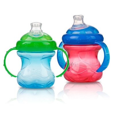Nuby 2-Pk. No-Spill 8-Oz. Cups With Super Spout - Baby
