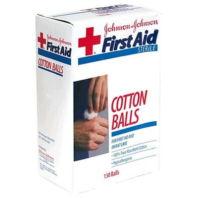 Johnson & Johnson Cotton Balls for First Aid and Infant Care, Sterile, 130/Package (JOJ6105) Category: Bandages and Dressings