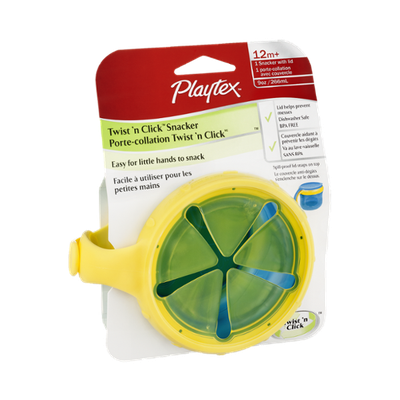 Playtex Twist 'n Click Snacker Blue 12m+