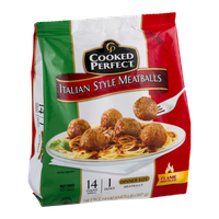 Cooked Perfect Italian Style Meatballs Dinner Size